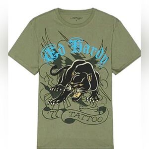 Ed Hardy CROUCHING PANTHER T-SHIRT  XL